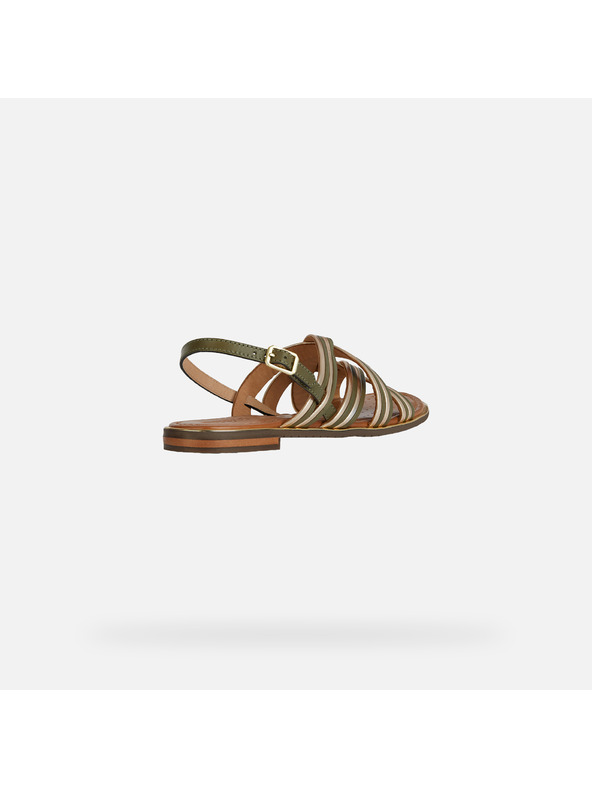 Geox Grüne Damen-Sandalen Geox Sozy Plus