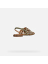 Geox Grüne Damen-Sandalen Geox Sozy Plus