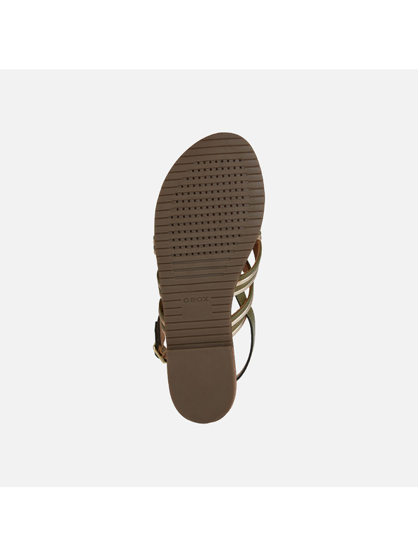 Geox Grüne Damen-Sandalen Geox Sozy Plus