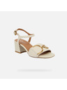 Geox Cremefarbene Damen-Sandalen Geox New Eraklia 50