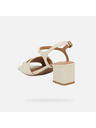 Geox Cremefarbene Damen-Sandalen Geox New Eraklia 50