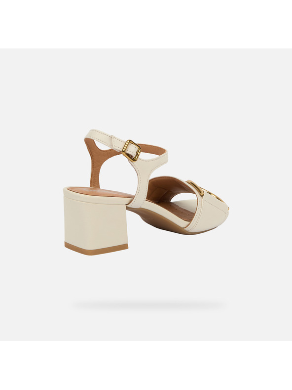 Geox Cremefarbene Damen-Sandalen Geox New Eraklia 50