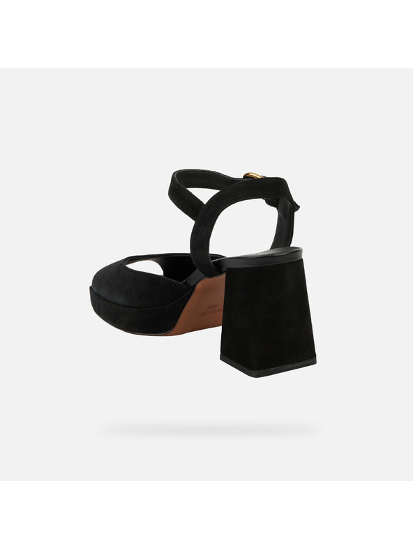 Geox Schwarze Damen-Sandalen Geox Soledea