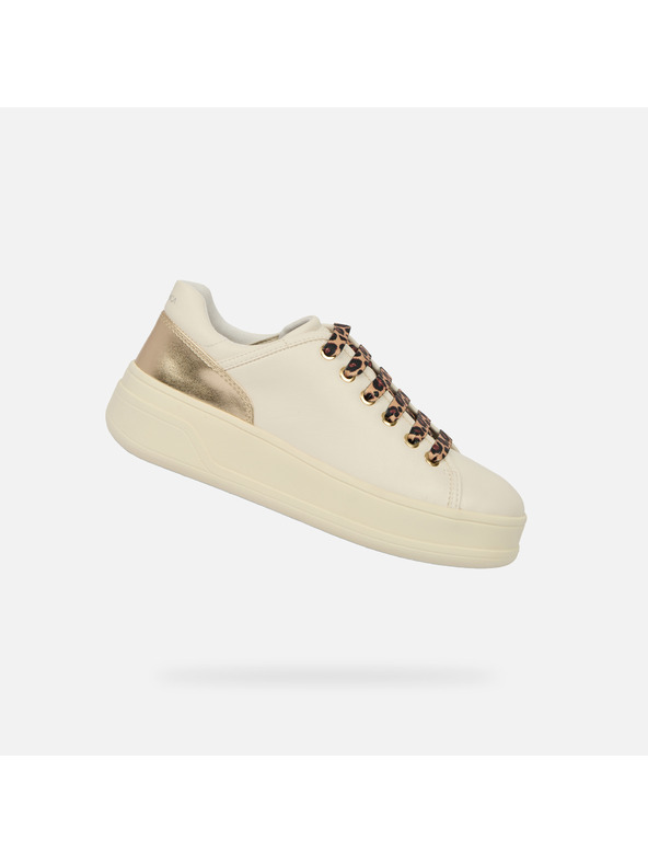 Geox Weiße Damen Geox Spherica ECUB-2 Turnschuhe