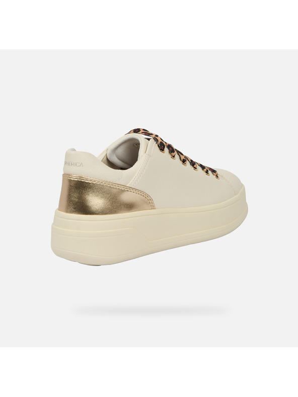 Geox Weiße Damen Geox Spherica ECUB-2 Turnschuhe
