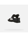 Geox Schwarze Damen-Keilschuhe Geox Spherica EC6
