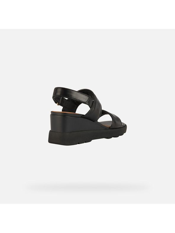 Geox Schwarze Damen-Keilschuhe Geox Spherica EC6