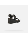 Geox Schwarze Damen-Keilschuhe Geox Spherica EC6