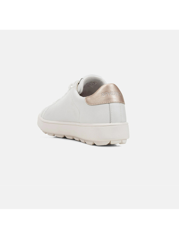 Geox Weiße Damen-Ledersneaker Geox Spherica Ecub
