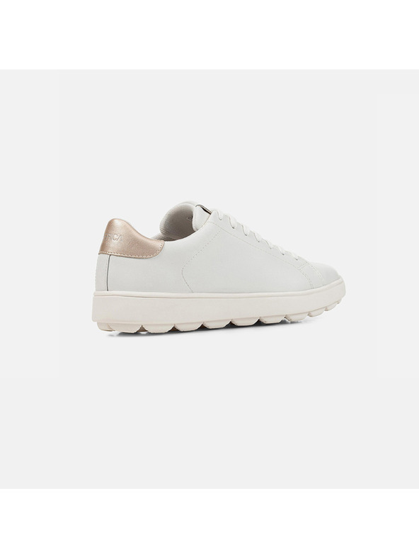 Geox Weiße Damen-Ledersneaker Geox Spherica Ecub
