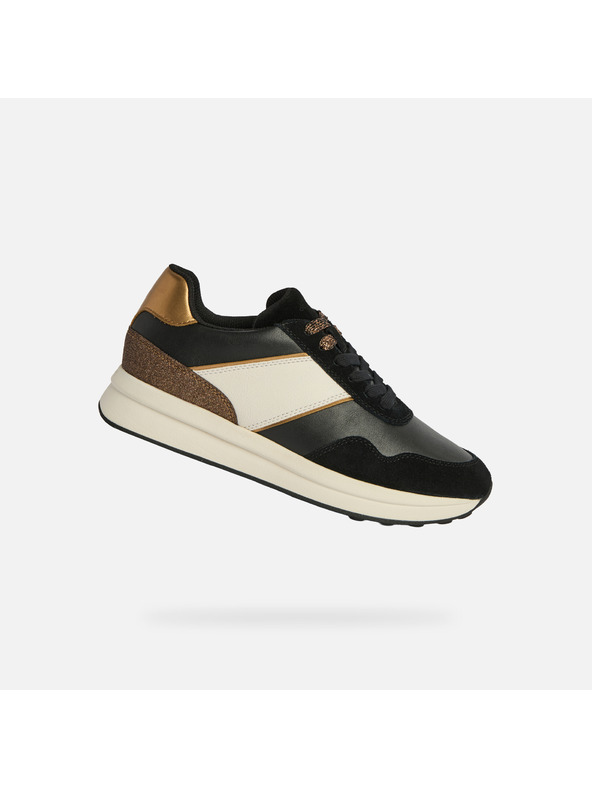 Geox Schwarze Damen-Sneaker Geox Runntix