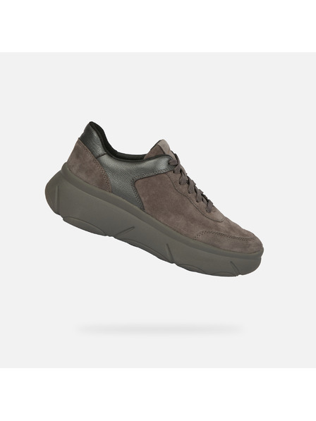 Geox Hellbraune Damen-Sneaker Geox Nebula 2.0 X