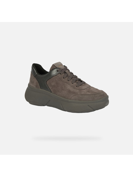 Geox Hellbraune Damen-Sneaker Geox Nebula 2.0 X