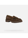Geox Dunkelbraune Damen-Mokassins Geox Norize