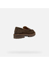 Geox Dunkelbraune Damen-Mokassins Geox Norize