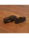 Geox Dunkelbraune Damen-Mokassins Geox Norize