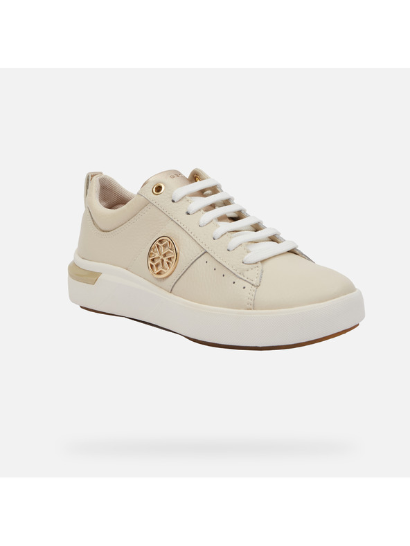 Geox Cremefarbene Damen-Sneaker Geox Dalyla