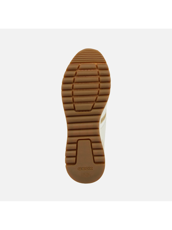Geox Creme Damen Geox Desya Turnschuhe