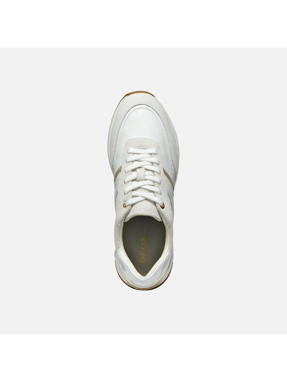 Geox Creme Damen Geox Desya Turnschuhe