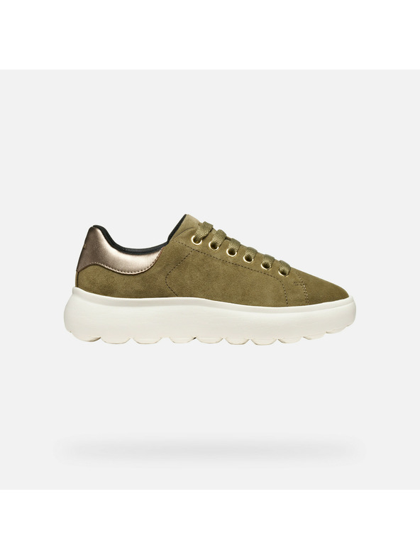 Geox Khaki Damen-Sneaker Geox Spherica EC4.1