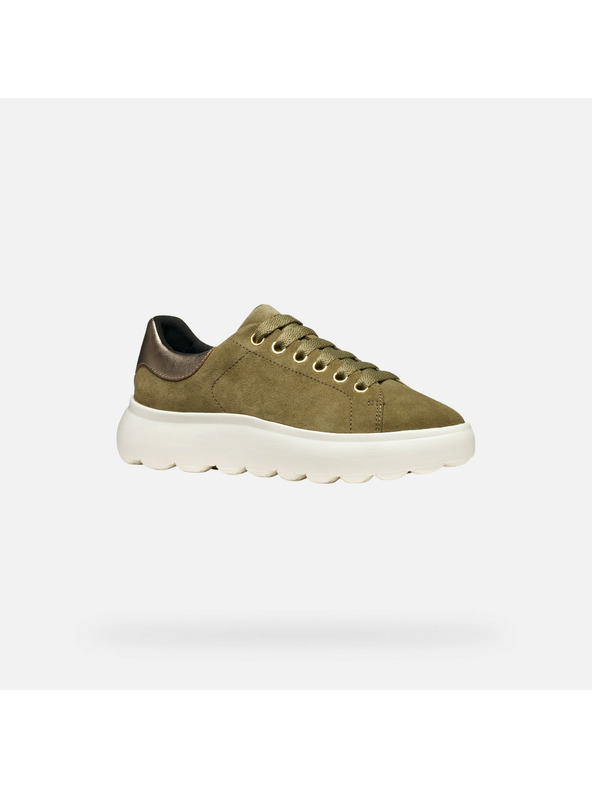 Geox Khaki Damen-Sneaker Geox Spherica EC4.1