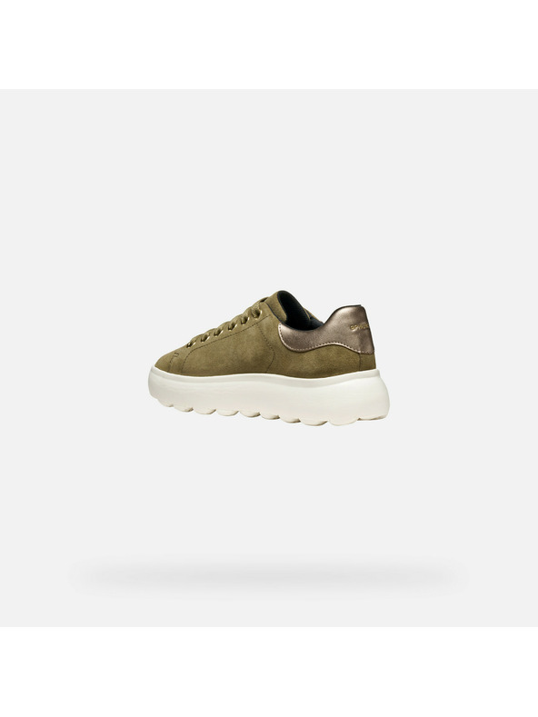 Geox Khaki Damen-Sneaker Geox Spherica EC4.1