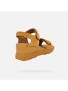 Geox Gelbe Damen-Keilschuhe Geox Spherica EC6
