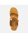 Geox Gelbe Damen-Keilschuhe Geox Spherica EC6