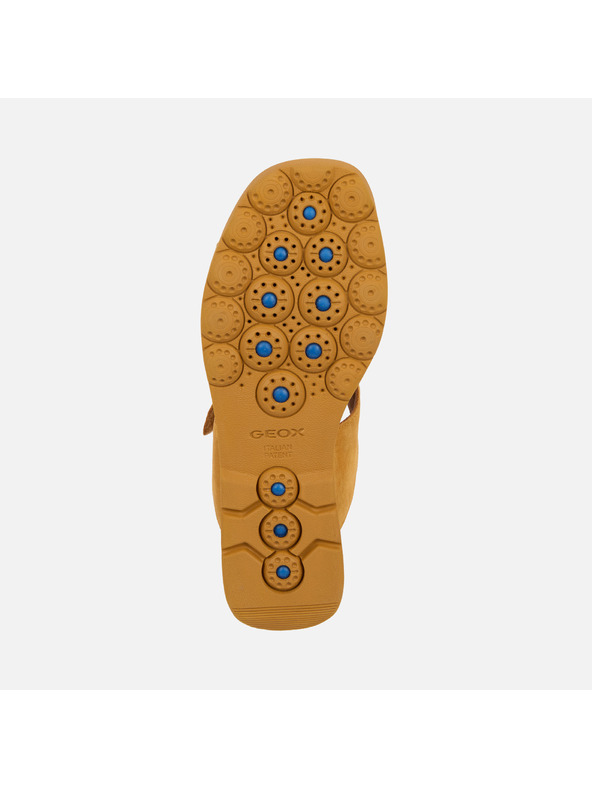 Geox Gelbe Damen-Keilschuhe Geox Spherica EC6
