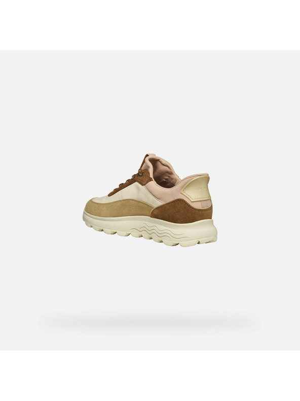 Geox Beige Damen-Sneaker Geox Spherica Plus