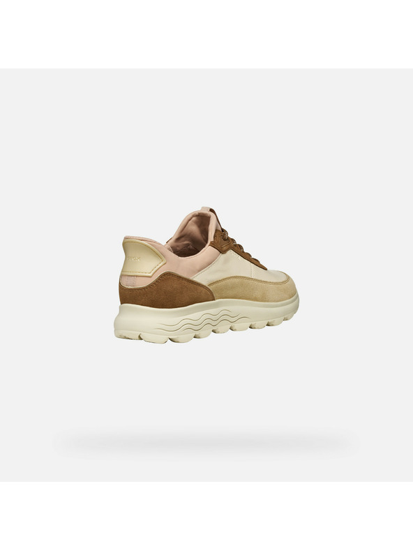 Geox Beige Damen-Sneaker Geox Spherica Plus