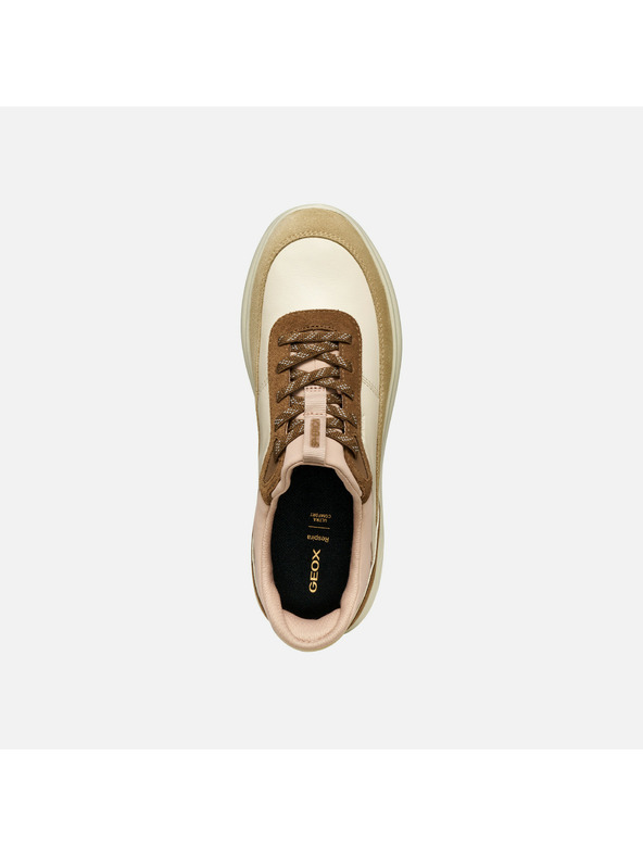 Geox Beige Damen-Sneaker Geox Spherica Plus
