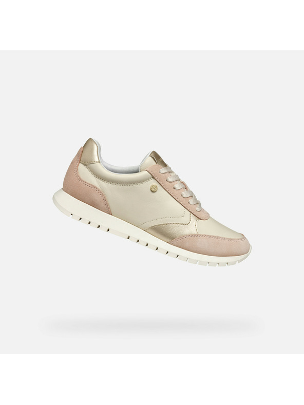 Geox Creme Damen Geox Sukie 2.0 Turnschuhe