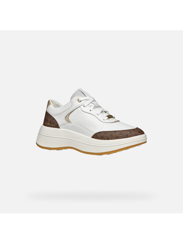 Geox Weiß Damen Geox Spherica Ecub-3 Turnschuhe