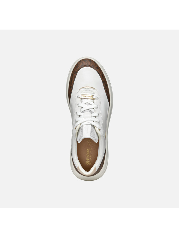 Geox Weiß Damen Geox Spherica Ecub-3 Turnschuhe