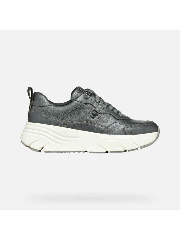 Geox Dunkelgrau Damen Geox Diamanta Turnschuhe