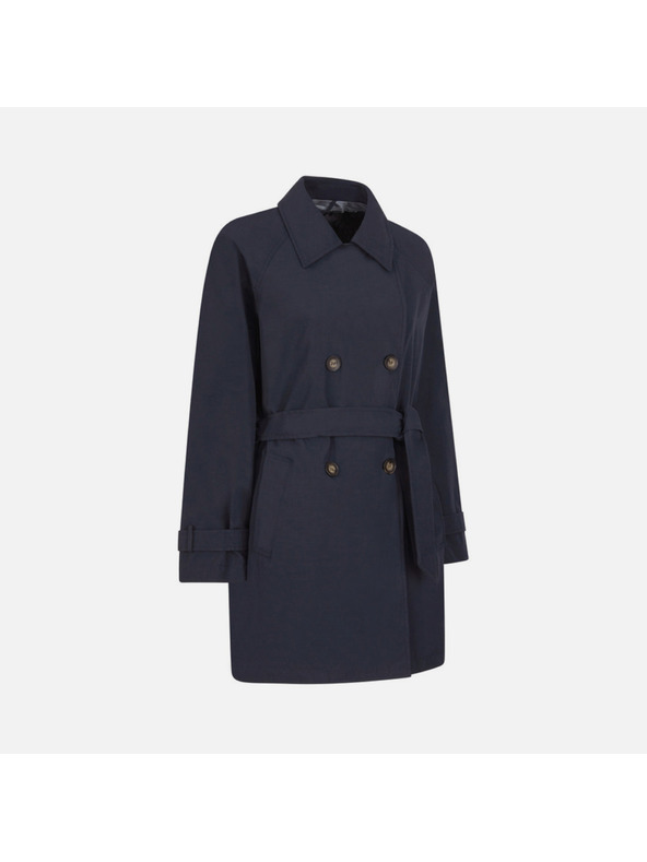 Geox Dunkelblauer Damen-Trenchcoat Geox Ilde