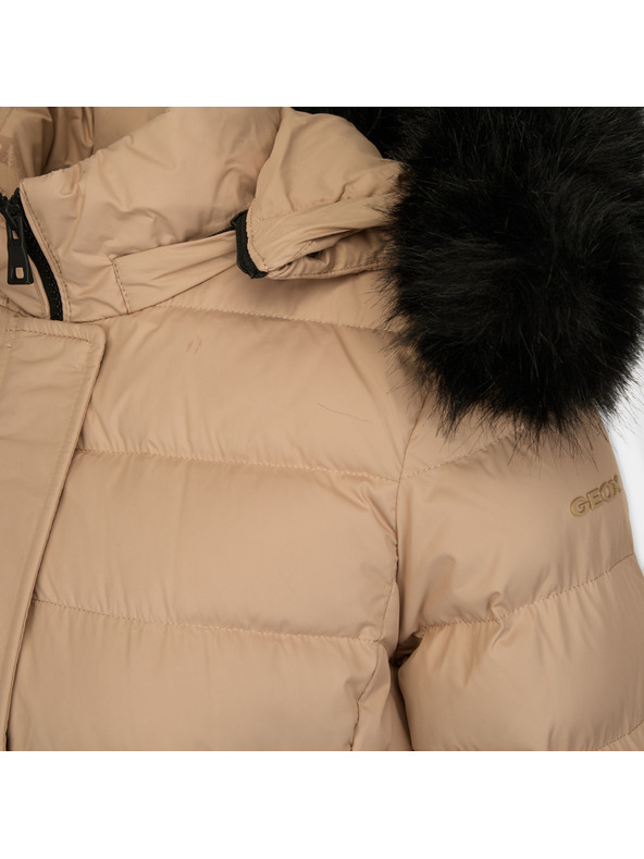 Geox Beige Damen-Daunenjacke Geox Catria