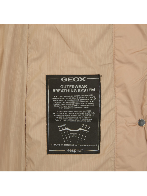 Geox Beige Damen-Daunenjacke Geox Catria