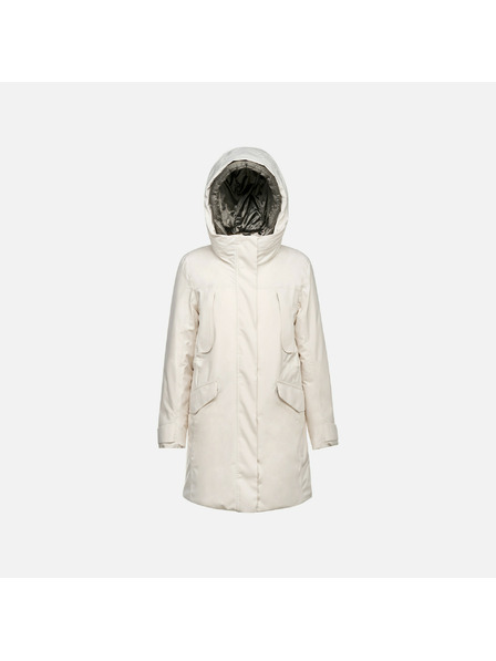 Geox Cremefarbene Damen-Daunenjacke Geox Felicity