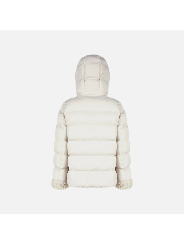 Geox Cremefarbene Damen-Daunenjacke Geox Vilde