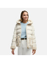 Geox Cremefarbene Damen-Daunenjacke Geox Vilde