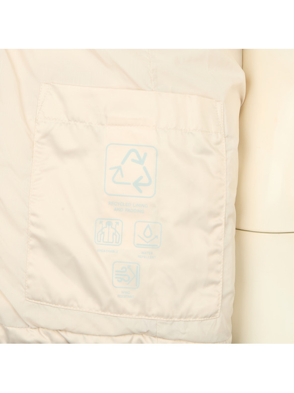 Geox Cremefarbene Damen-Daunenjacke Geox Zosma