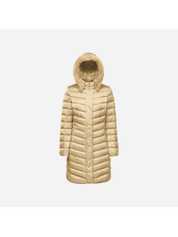 Geox Beige Damen Daunenjacke Geox Bettanie