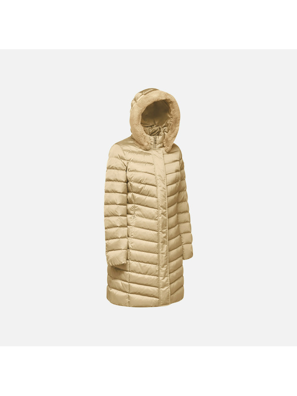 Geox Beige Damen Daunenjacke Geox Bettanie