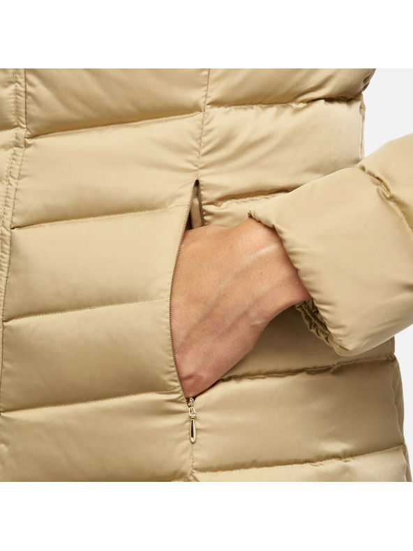 Geox Beige Damen Daunenjacke Geox Bettanie