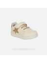 Geox Cremefarbene Mädchen-Sneaker Geox Djrock