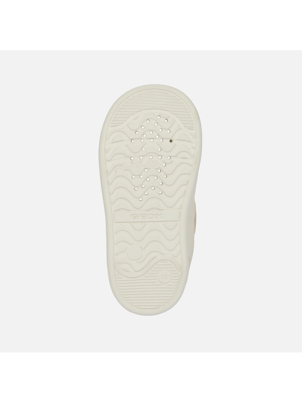 Geox Cremefarbene Mädchen-Sneaker Geox Djrock