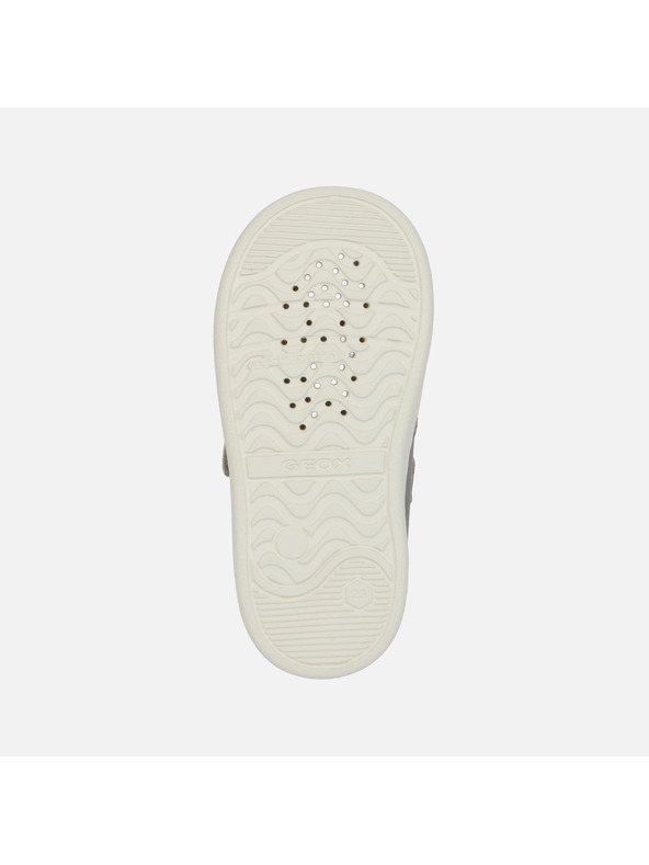 Geox Silberne Mädchen-Sneaker Geox Djrock