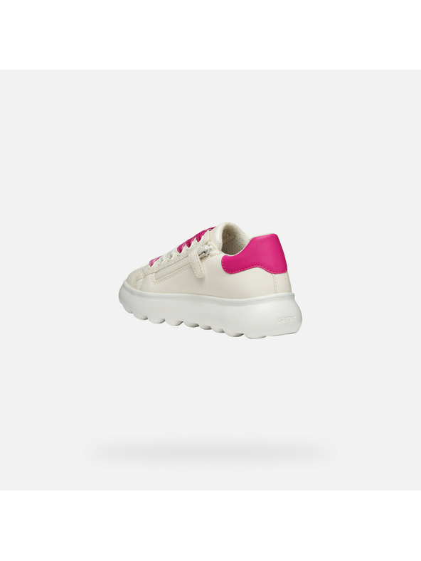 Geox Weiße Geox Puffypop Turnschuhe für Mädchen